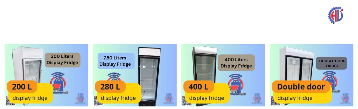 H-TECH display fridges in Kenya: real product photos