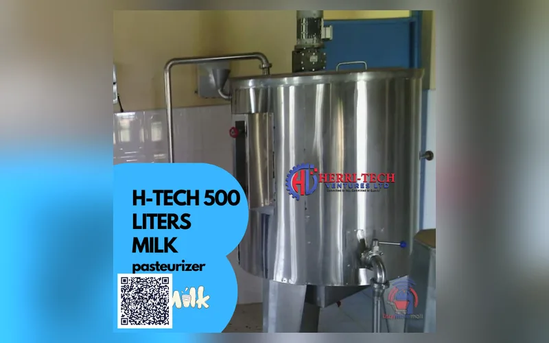 H-TECH 500-litre milk pasteurizer
